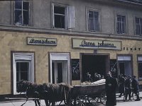 Preradovićeva ulica. Parna pekarna i slastičarna Rukavina 1950-ih godina